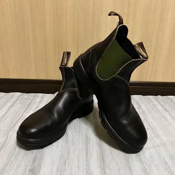 블런드스톤 사이드 고어 부츠 가죽
