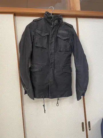 AKM 밀리터리 자켓 블랙 XL