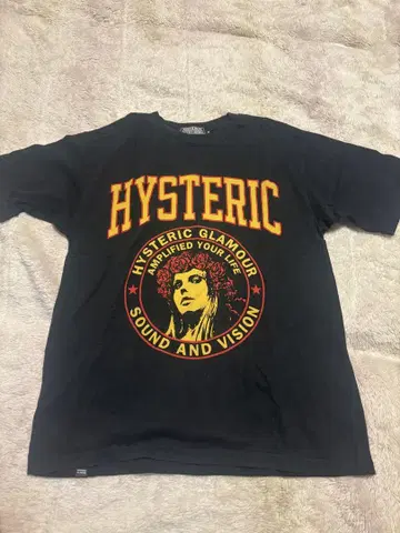 HYSTERIC GLAMOUR 그래픽 T셔츠 M 블랙