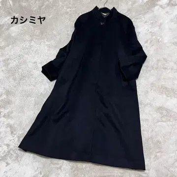 새상품급 노브랜드 캐시미어 코트 블랙 플레어 롱 코트