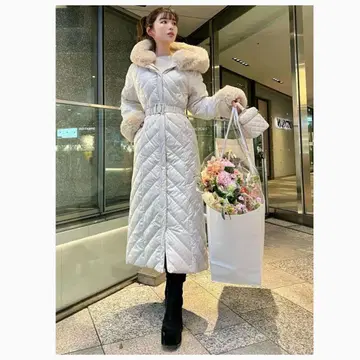 24시간 한정 가격! [새상품급] 다리치 레이디 롱 다운 자켓 다운 코트