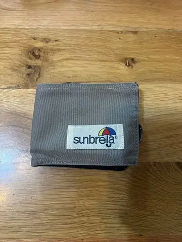 sunbrella 접이식 지갑 그레이/블랙/오렌지