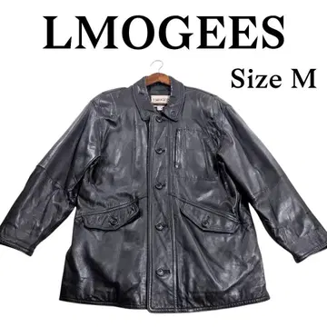 LMOGEES 가죽 자켓 이탈리아산 양가죽 카 코트