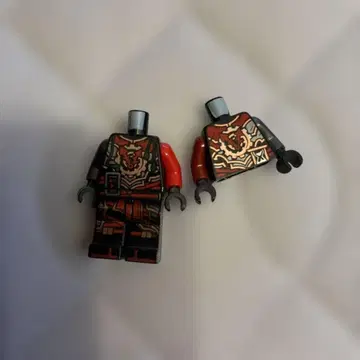 2번째 상품부터 200엔 할인 LEGO 미니 피규어 부품 빨간색과 블랙