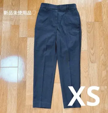 PLST [미사용품] 린넨 블렌드 스틱 팬츠 네이비 XS