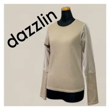 새상품 [ dazzlin ] 시어 절개 롱 슬리브 상의