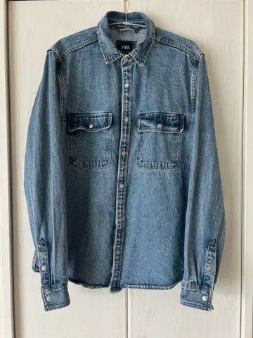 ZARA 데님 긴팔 셔츠