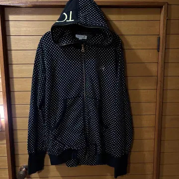타미힐피거 도트 무늬 후드 부착 후드티 XL