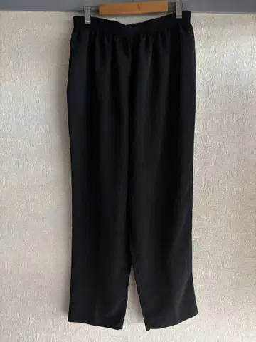 이지 팬츠 나일론 폴리에스테르 블랙 허리밴딩