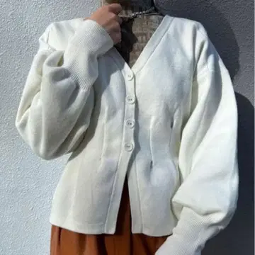 MOUSSY 마우지 V/N TUCK KNIT CD 니트 가디건