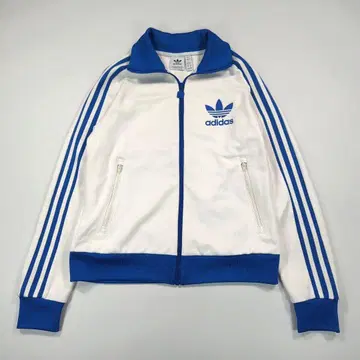 새상품급. adidas XL 트랙 자켓 베켄바우어 화이트/파랑 저리