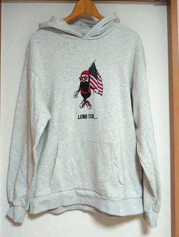 MODEM DESIGN 모뎀 디자인 풀오버 후드티 - 성조기 아저씨