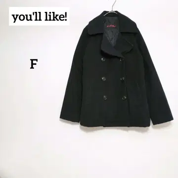 you'll like! 피코트 블랙 안감 퀼팅 스쿨 학생 F