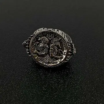 빈티지 고대 로마 앤티크 실버 레트로 반지 13호