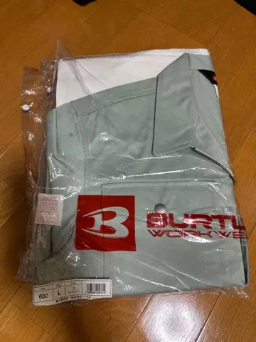 새상품 BURTLE 600 워크 의류 L 사이즈 라이트 그린