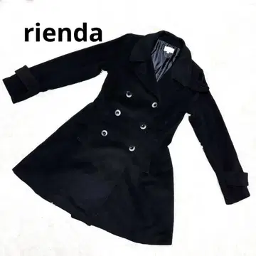 [ 새상품급 ] rienda 신데렐라 라인 코트 코트 블랙 M 사이즈