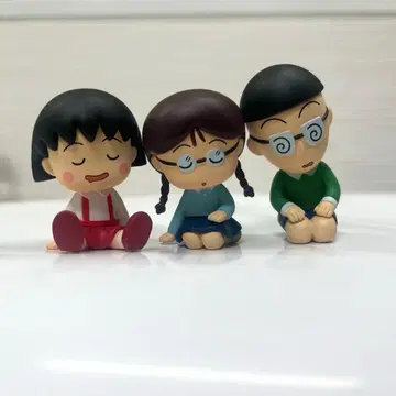 마루코는 아홉살(치비 마루코짱) 어깨 쿵 Fig 가챠 3개 세트