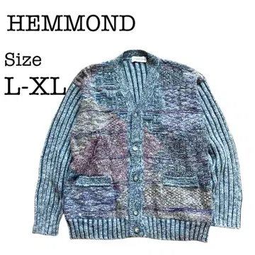 [ 새상품급 ] HEMMOND 니트 가디건 XL 버진 울 실크