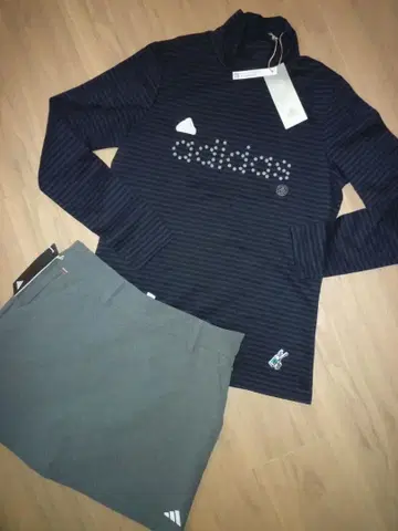 [ 새상품 M ] adidas 아디다스 골프 긴팔 셔츠 & 스커트 셋업