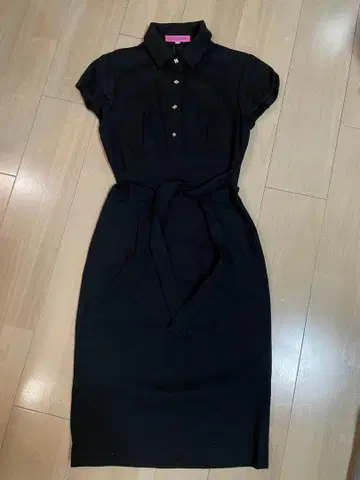 JESUS DIAMANTE 블랙 반팔 원피스 XS