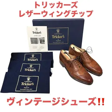 Tricker's (트리커스) 레더 윙팁 슈즈 가죽 신발 영국