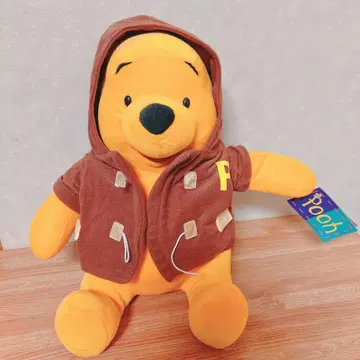 헤이세이 레트로 빈티지 곰돌이 푸 봉제 인형