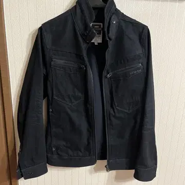 지스타 로우 블랙 데님 자켓 M 남성용