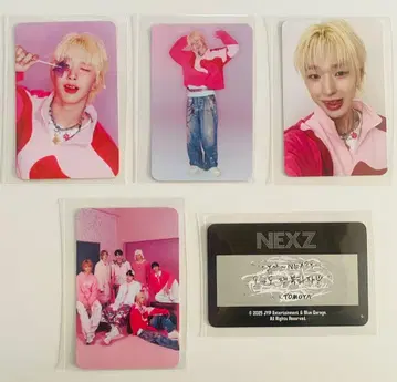 NEXZ 서울 콘서트 굿즈 랜덤 트레이딩 카드 토모야 세트