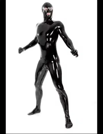 러버 수트 라텍스 S 사이즈