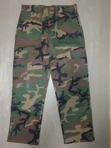 새상품급 건호 GUNGHO 카모플라쥬 카고 워크 팬츠 미국제 34