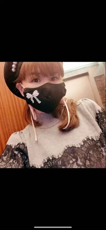 앤드러브 레이스 사용의 어른 니트 풀오버 3L