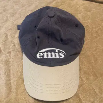 emis 네이비/베이지 캡