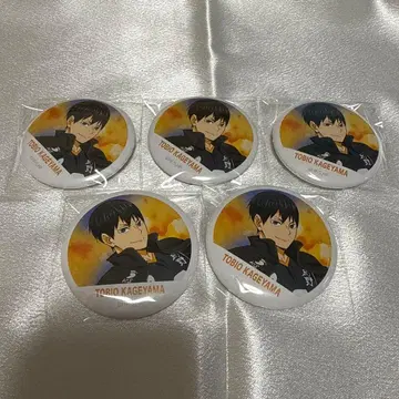 하이큐 가로막 캔뱃지 카게야마 토비오 5점