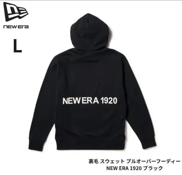 미사용 새상품 뉴에라 안감 풀오버 후디 NEWER 1920 블랙 L