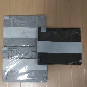 무인양품 크루넥 T셔츠 2장 세트 3세트 L 사이즈