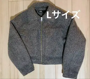 ZARA 부클레 크롭 자켓 L