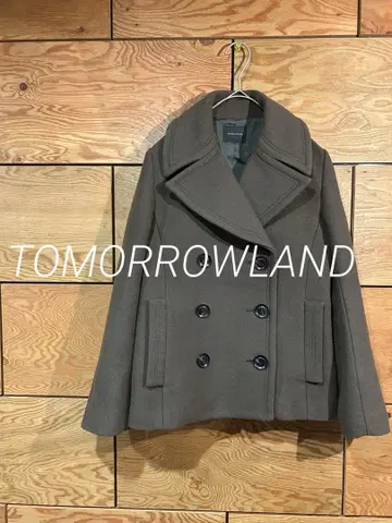 새상품급 Tomorrowland 울 숏코트 카키