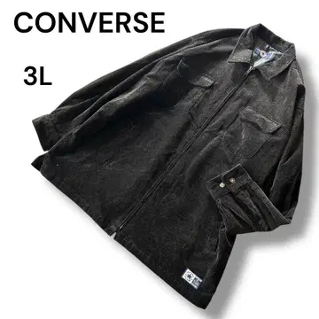컨버스 코듀로이 집업 자켓 3L 블랙