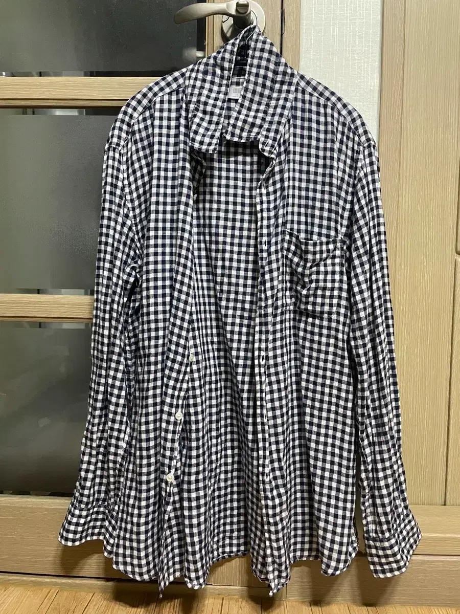 Uniqlo Linen Gingham Shirt (XL)