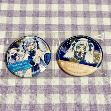하츠네 미쿠 유키 미쿠 SNOW MIKU 2021 타카하시 그룹 캔뱃지