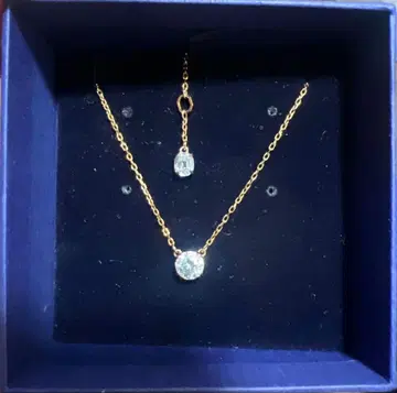 Swarovski 크리스탈 목걸이 등까지 반짝반짝