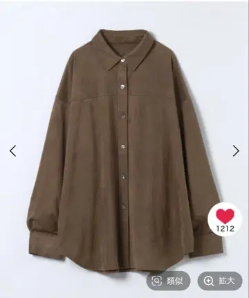 JEANASIS 소프트 스웨이드 셔츠 자켓