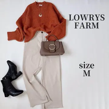 LOWRYS FARM 니트탑 스트레이트 팬츠 코디 세트 판매 M