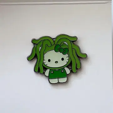 오사카 만박 일본관 조류 키티 핀 배지 보우아오노리