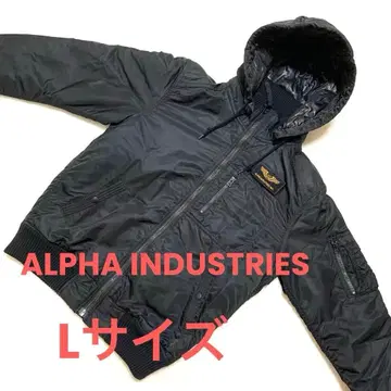 ALPHA INDUSTRIES 알파인더스트리 후드 리브 자켓