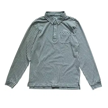 [컨디션 최상] Titleist 골프 피케 셔츠 긴팔 체크 남성용