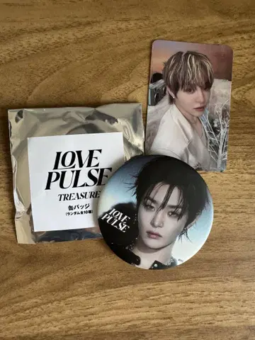 TREASURE 지훈 캔뱃지 LOVE PULSE 서울 FC 트레이딩 카드