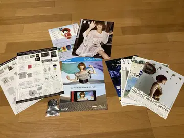 YUKI 플라이어 핸드폰 팸플릿 FC 회원 키링