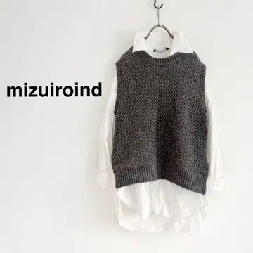mizuiroind 메쉬 크루넥 숏 베스트