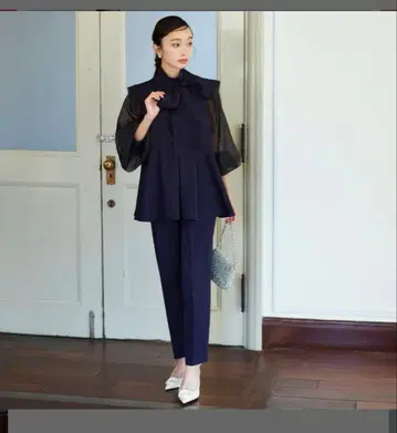 RURIUE BOUTIQUE 블랙 셋업 M [리본 없음]